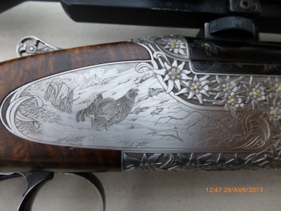 Gravure d'art sur armes